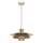 Lampadario a sospensione con filo PLATO 1xE27/15W/230V beige/oro
