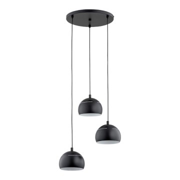 Lampadario a sospensione con filo PLUS 3xE14/40W/230V diametro 40 cm