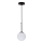 Lampadario a sospensione con filo POMPEI 1xE27/40W/230V nero