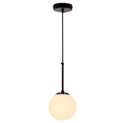 Lampadario a sospensione con filo POMPEI 1xE27/40W/230V nero