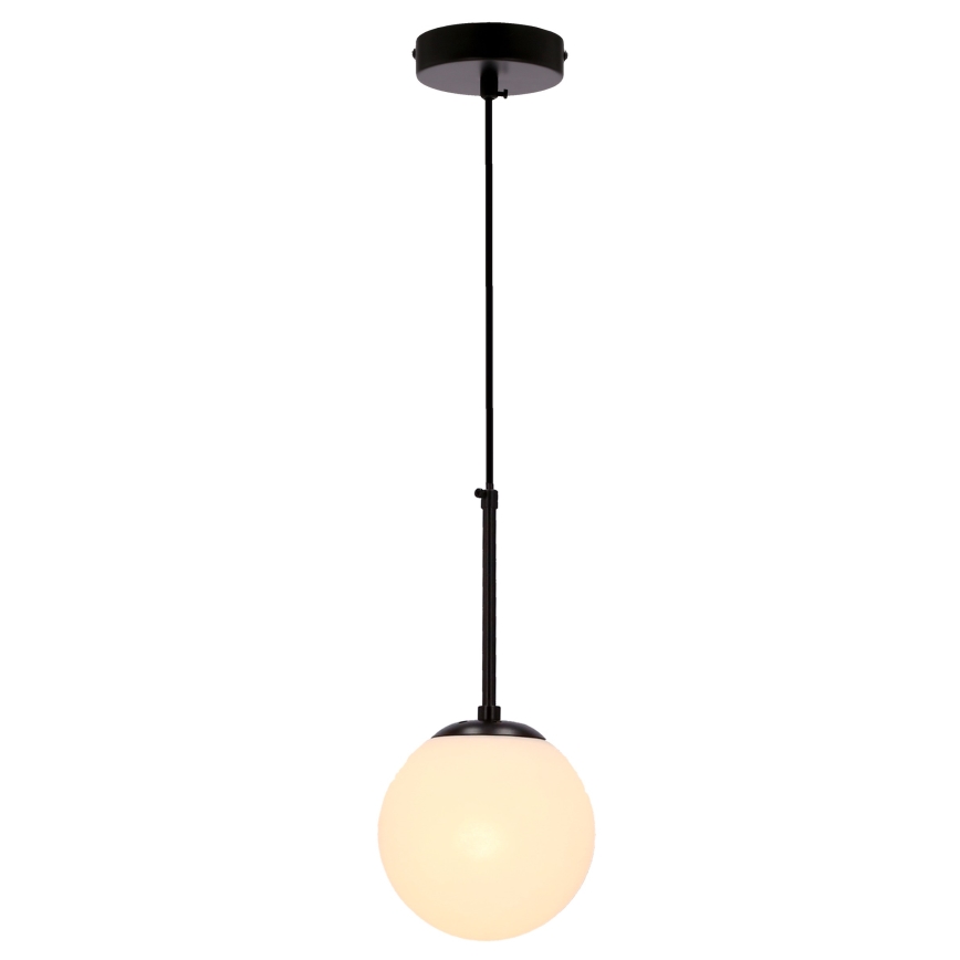 Lampadario a sospensione con filo POMPEI 1xE27/40W/230V nero