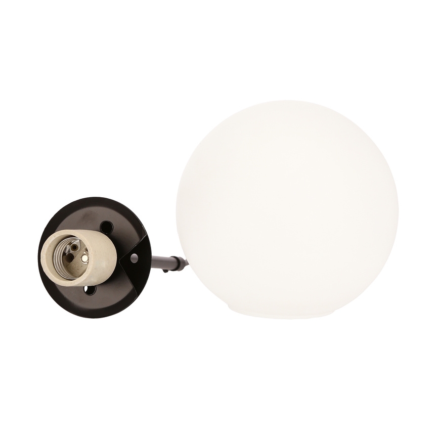 Lampadario a sospensione con filo POMPEI 1xE27/40W/230V nero