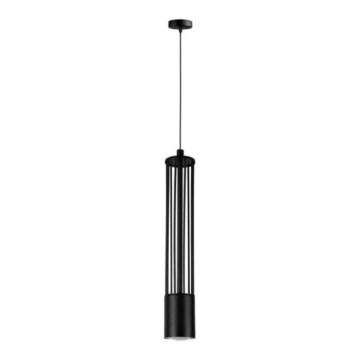 Lampadario a sospensione con filo PRESCOT 1xGU10/40W/230V nero