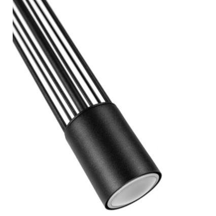 Lampadario a sospensione con filo PRESCOT 1xGU10/40W/230V nero