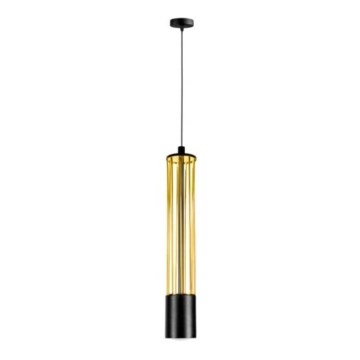 Lampadario a sospensione con filo PRESCOT 1xGU10/40W/230V oro