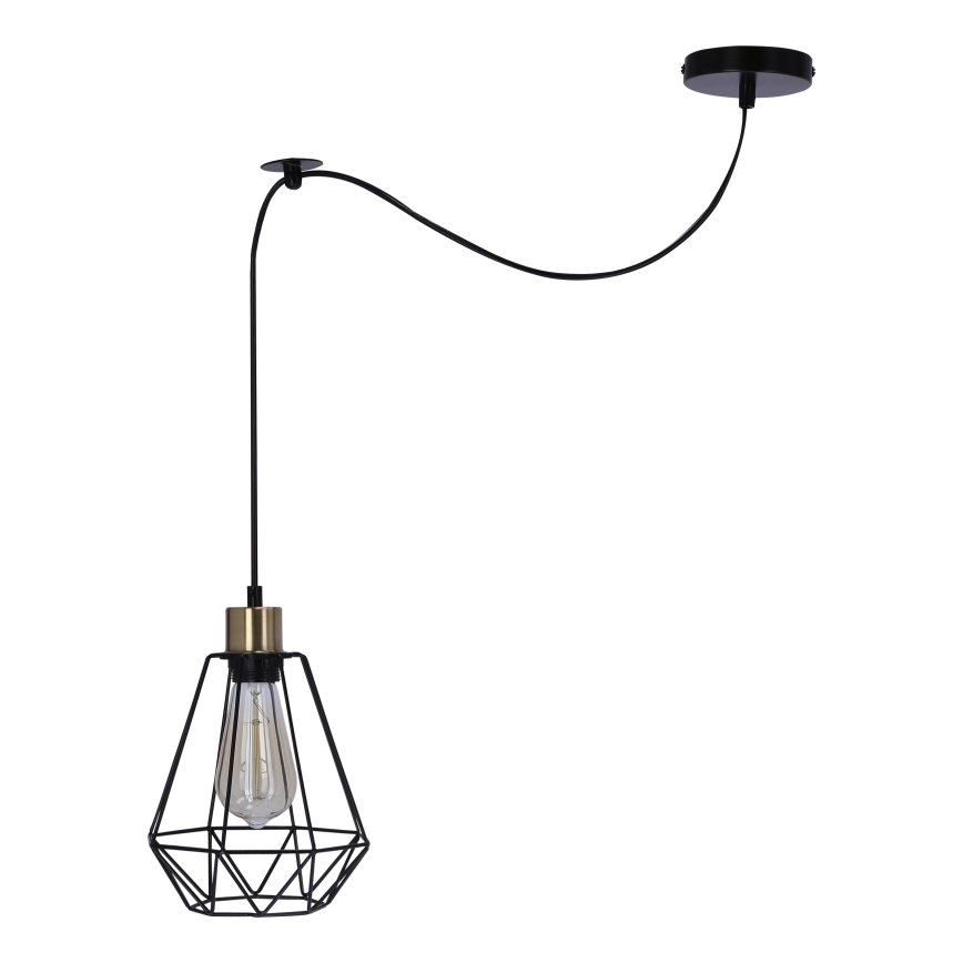 Lampadario a sospensione con filo PRIMO 1xE27/60W/230V ragno