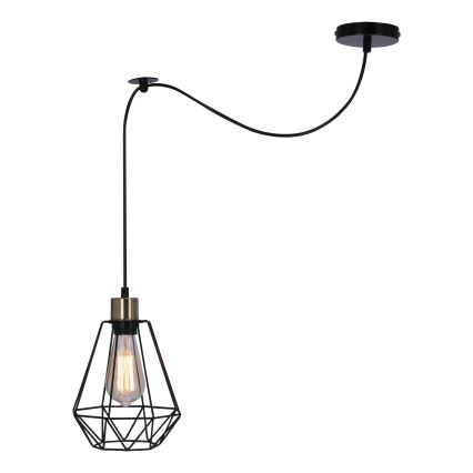 Lampadario a sospensione con filo PRIMO 1xE27/60W/230V ragno