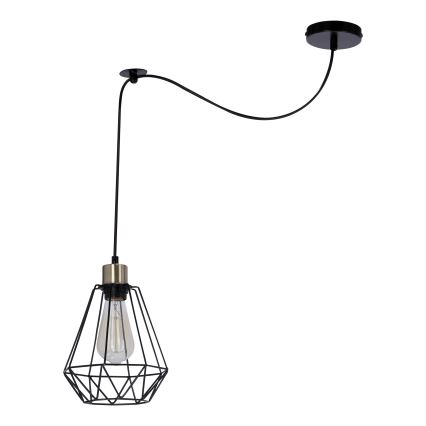 Lampadario a sospensione con filo PRIMO 1xE27/60W/230V ragno