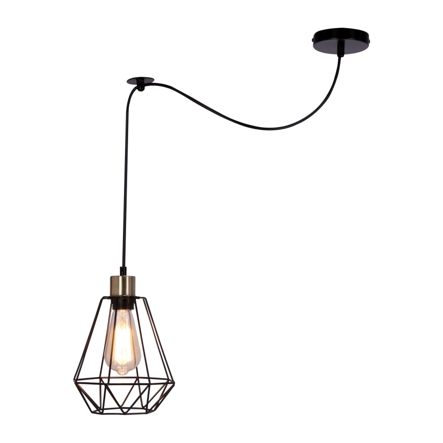 Lampadario a sospensione con filo PRIMO 1xE27/60W/230V ragno