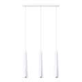 Lampadario a sospensione con filo PRYSM 3xG9/8W/230V bianco