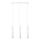 Lampadario a sospensione con filo PRYSM 3xG9/8W/230V bianco