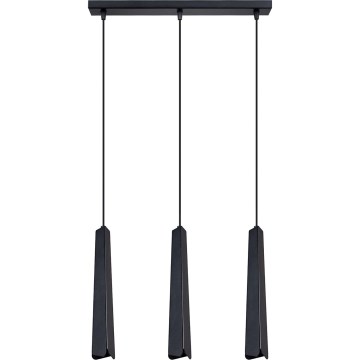 Lampadario a sospensione con filo PRYSM 3xG9/8W/230V nero