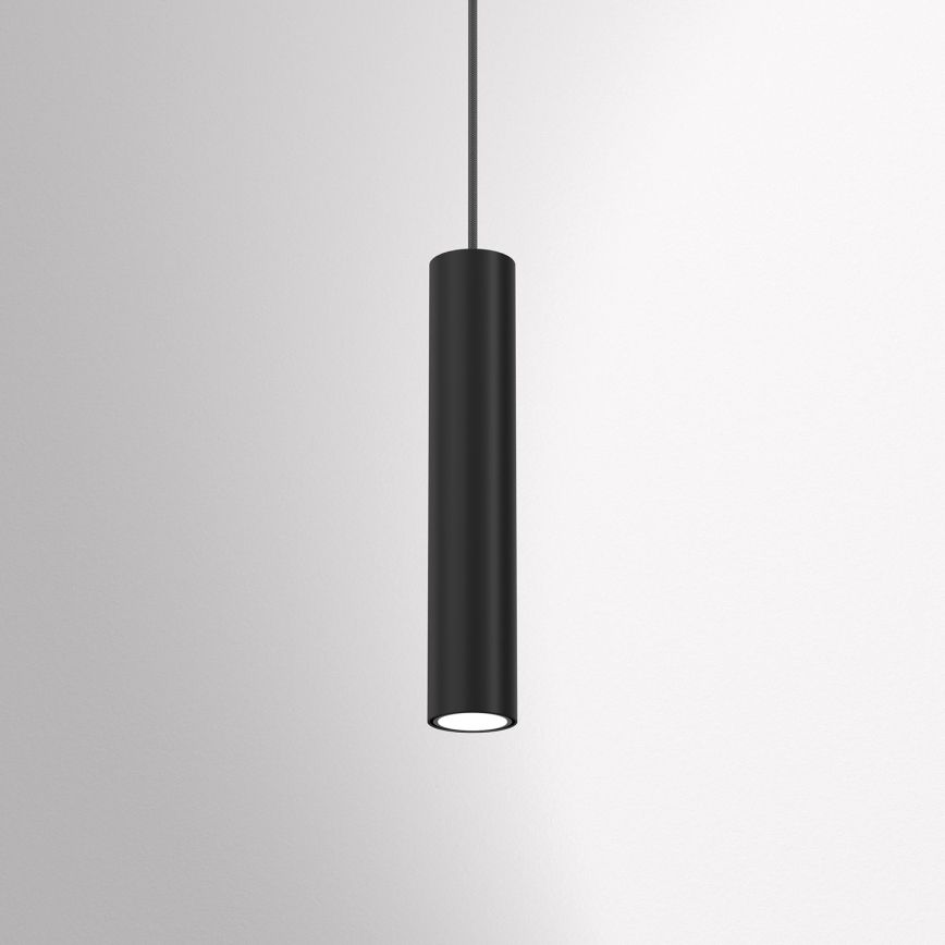 Lampadario a sospensione con filo RAITO 1xGU10/8W/230V nero