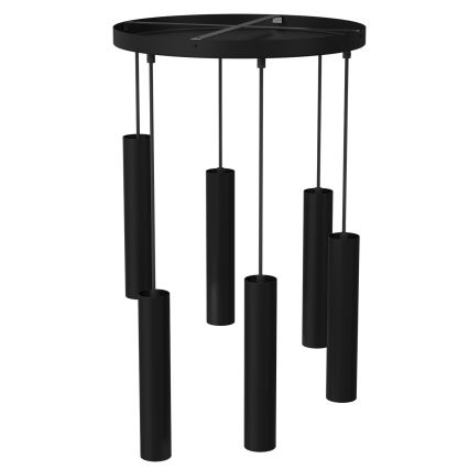 Lampadario a sospensione con filo RAITO 6xGU10/8W/230V nero