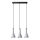 Lampadario a sospensione con filo REA 3xE14/12W/230V calcestruzzo