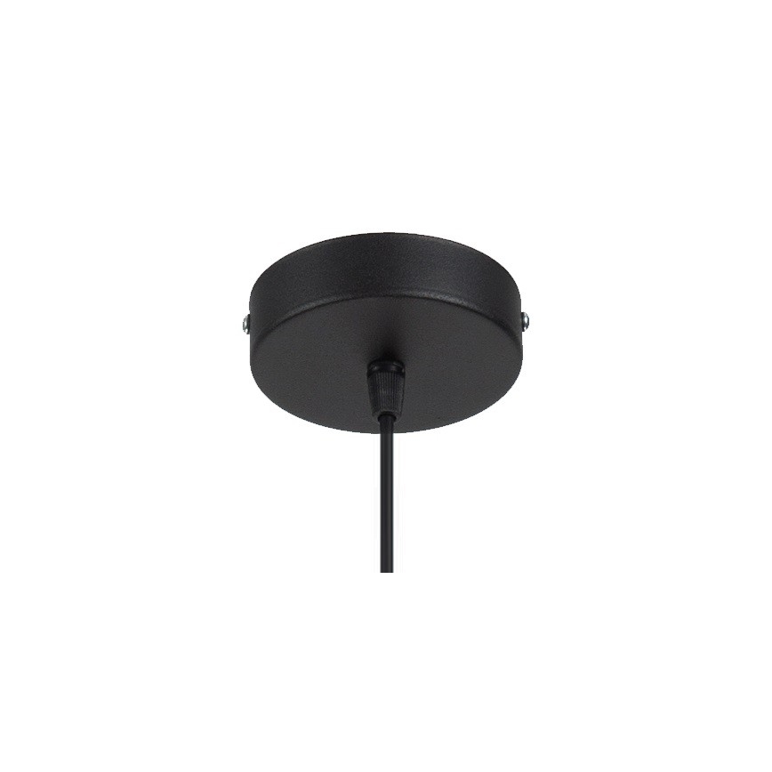 Lampadario a sospensione con filo RELLA 1xE27/60W/230V grigio/oro