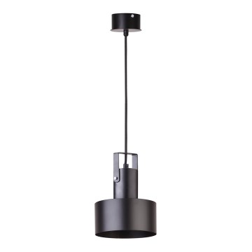 Lampadario a sospensione con filo RIF 1xE27/60W/230V nero