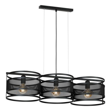 Lampadario a sospensione con filo RIM 3xE27/60W/230V