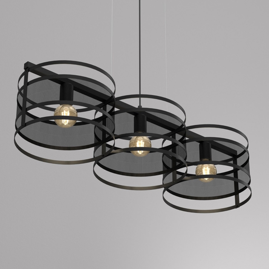 Lampadario a sospensione con filo RIM 3xE27/60W/230V