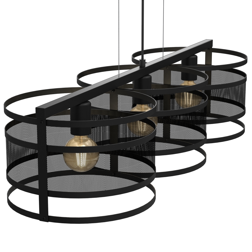 Lampadario a sospensione con filo RIM 3xE27/60W/230V