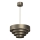 Lampadario a sospensione con filo RINGS 1xE27/15W/230V ottone