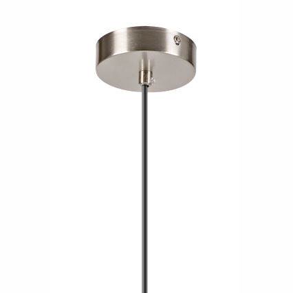 Lampadario a sospensione con filo ROLLO 1xE14/5W/230V cromo opaco/fumé