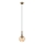 Lampadario a sospensione con filo ROLLO 1xE14/5W/230V oro/fumé beige
