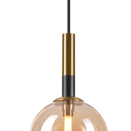 Lampadario a sospensione con filo ROLLO 1xG9/5W/230V oro/fumé beige