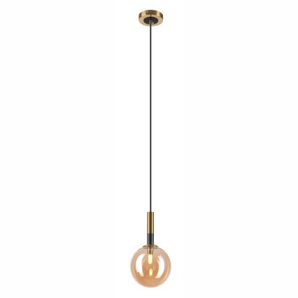 Lampadario a sospensione con filo ROLLO 1xG9/5W/230V oro/fumé beige