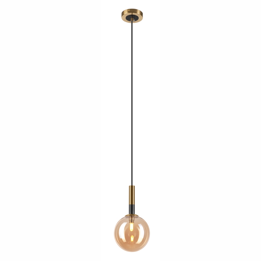 Lampadario a sospensione con filo ROLLO 1xG9/5W/230V oro/fumé beige