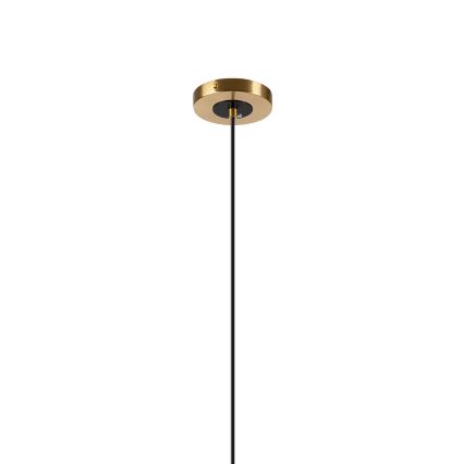 Lampadario a sospensione con filo ROLLO 3xE14/5W/230V oro/fumé beige