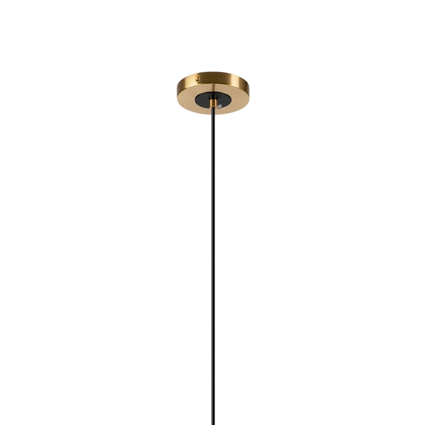 Lampadario a sospensione con filo ROLLO 3xE14/5W/230V oro/fumé beige