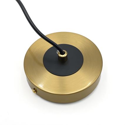 Lampadario a sospensione con filo ROLLO 3xE14/5W/230V oro/fumé beige