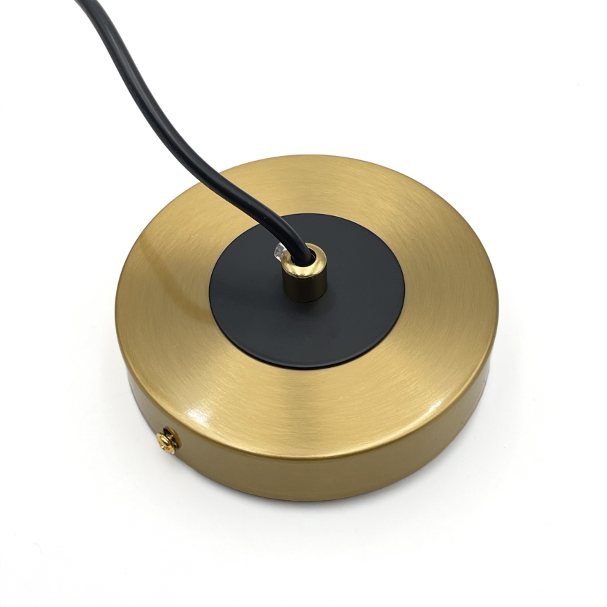 Lampadario a sospensione con filo ROLLO 3xE14/5W/230V oro/fumé beige