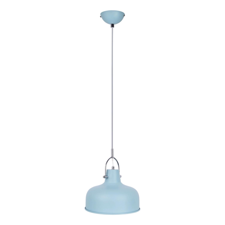 Lampadario a sospensione con filo ROMI 1xE27/40W/230V blu