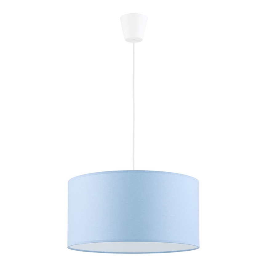 Lampadario a sospensione con filo RONDO KIDS 1xE27/15W/230V blu