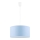 Lampadario a sospensione con filo RONDO KIDS 1xE27/15W/230V blu