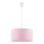 Lampadario a sospensione con filo RONDO KIDS 1xE27/15W/230V rosa