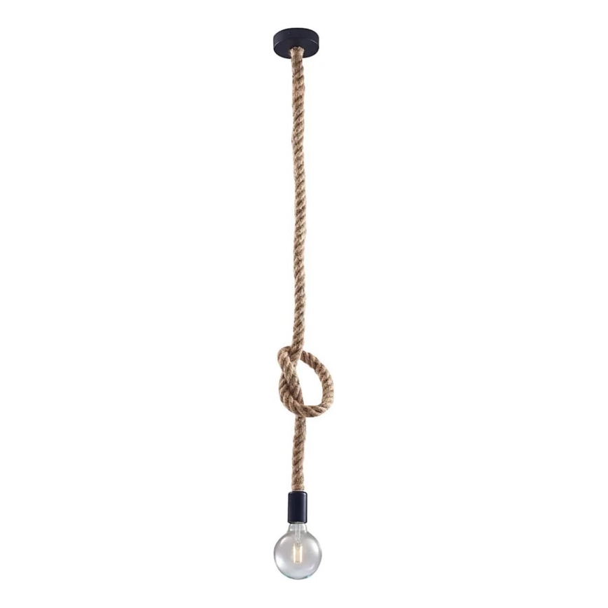 Lampadario a sospensione con filo ROPE 1xE27/12W/230V