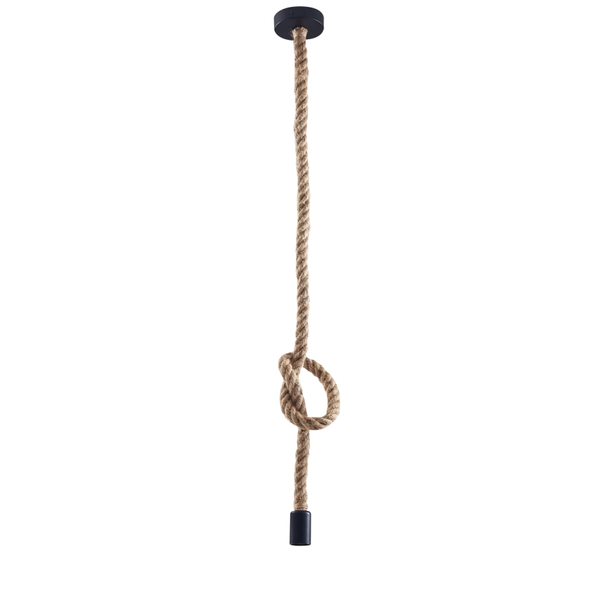Lampadario a sospensione con filo ROPE 1xE27/12W/230V