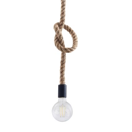 Lampadario a sospensione con filo ROPE 1xE27/12W/230V