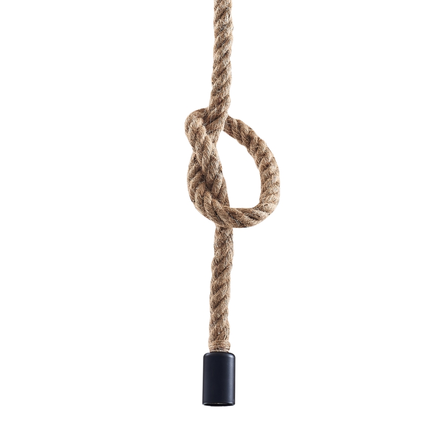 Lampadario a sospensione con filo ROPE 1xE27/12W/230V