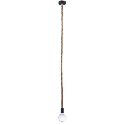 Lampadario a sospensione con filo ROPE 1xE27/12W/230V