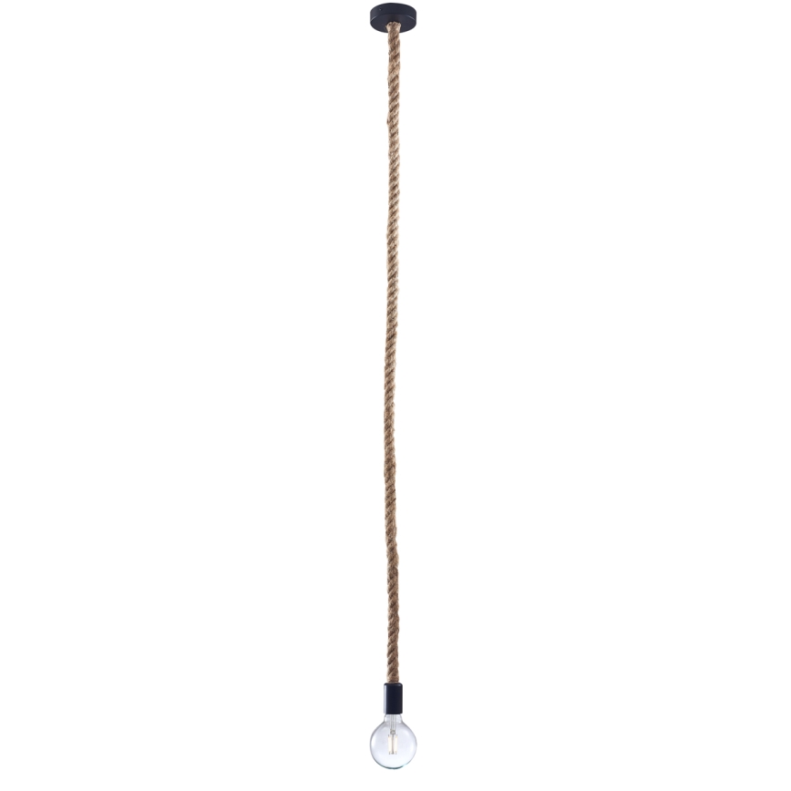 Lampadario a sospensione con filo ROPE 1xE27/12W/230V