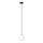Lampadario a sospensione con filo ROYAL 1xE14/10W/230V diametro 14 cm nero