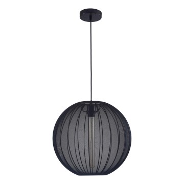 Lampadario a sospensione con filo SENSAI 1xE27/20W/230V diametro 40 cm nero