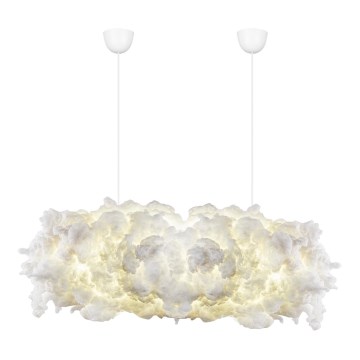 Lampadario a sospensione con filo SERENE 1xE27/40W/230V bianco