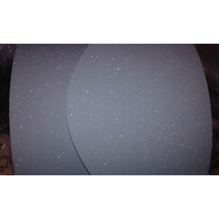 Lampadario a sospensione con filo SFERA 1xE27/60W/230V diametro 35 cm grigio/oro