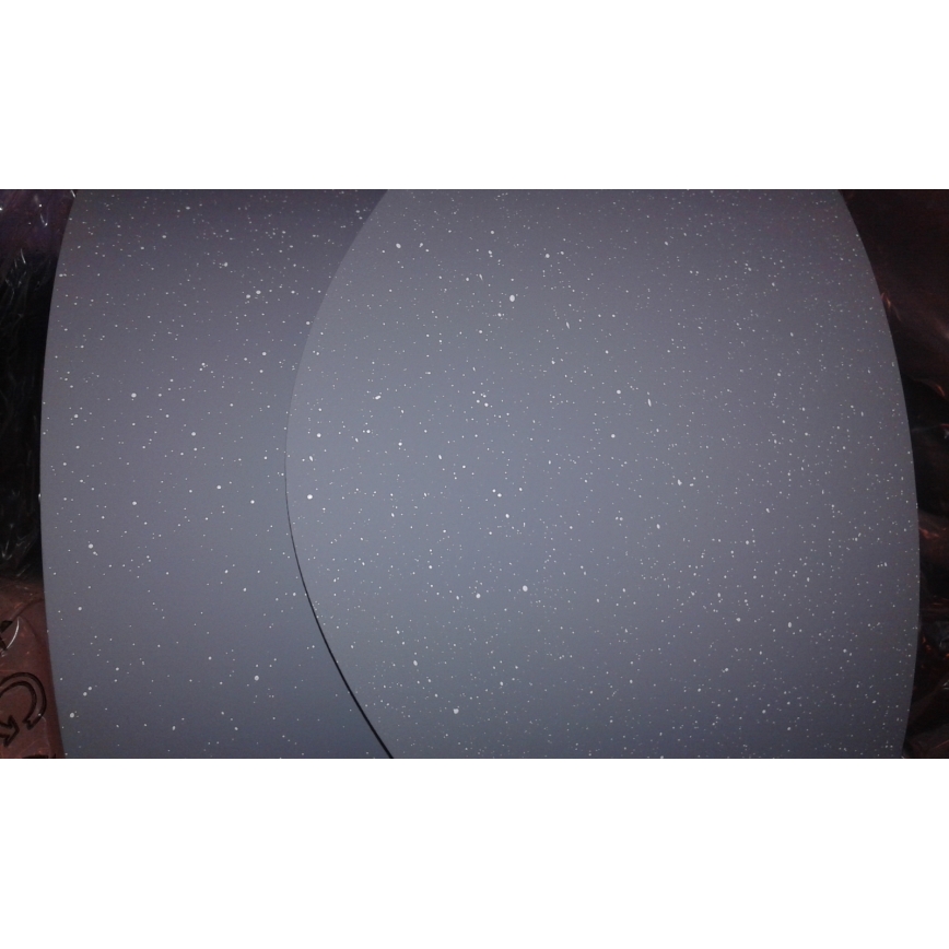 Lampadario a sospensione con filo SFERA 1xE27/60W/230V diametro 35 cm grigio/oro