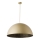 Lampadario a sospensione con filo SFERA 1xE27/60W/230V diametro 35 cm oro/nero